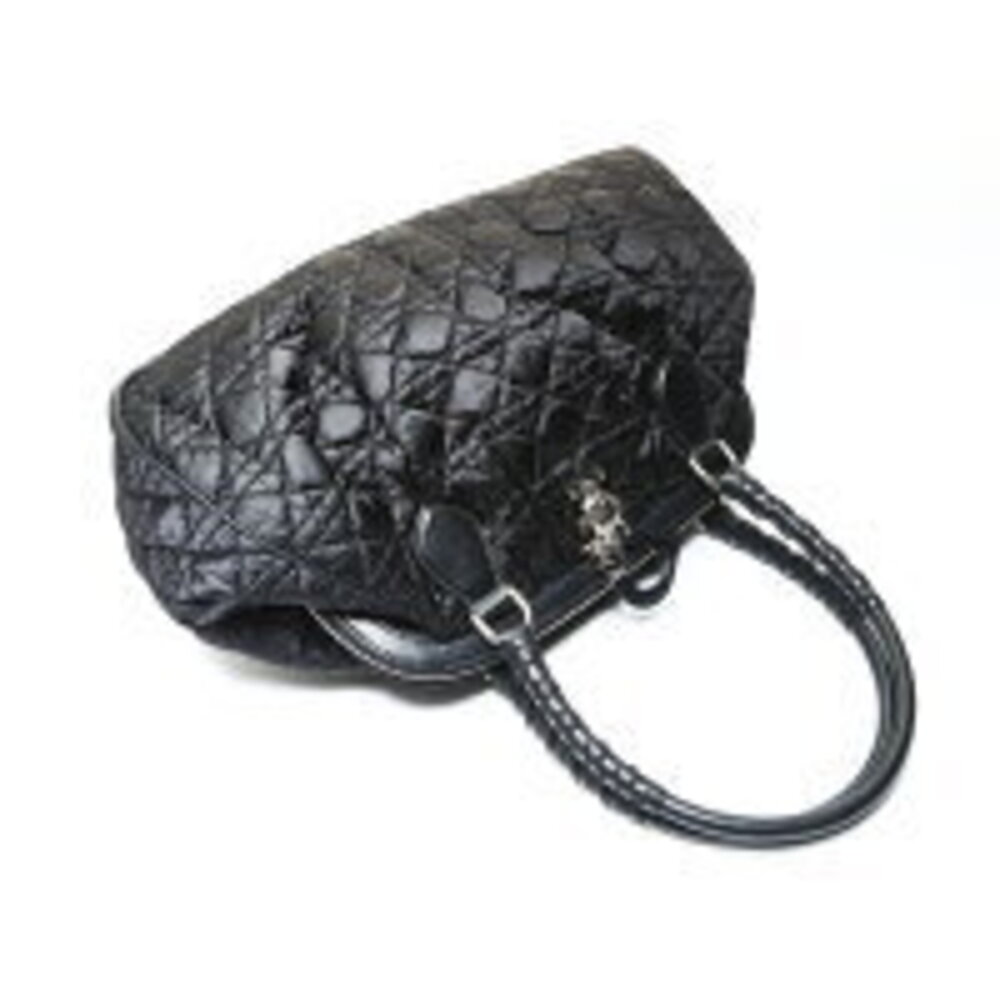Christian Dior Cannage Lovely Shoulder Bag Black - Picture 9 of 13